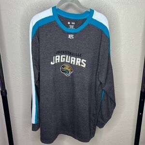 XL Reebok NFL Team Apparel Jacksonville Jaguars Hvywght Longsleeve Shirt